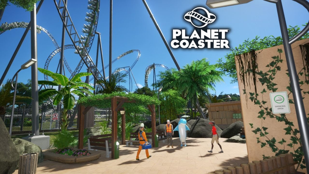 PLANET COASTER : Un Espace Fumeur 🚭 dans mon Parc D'attraction !