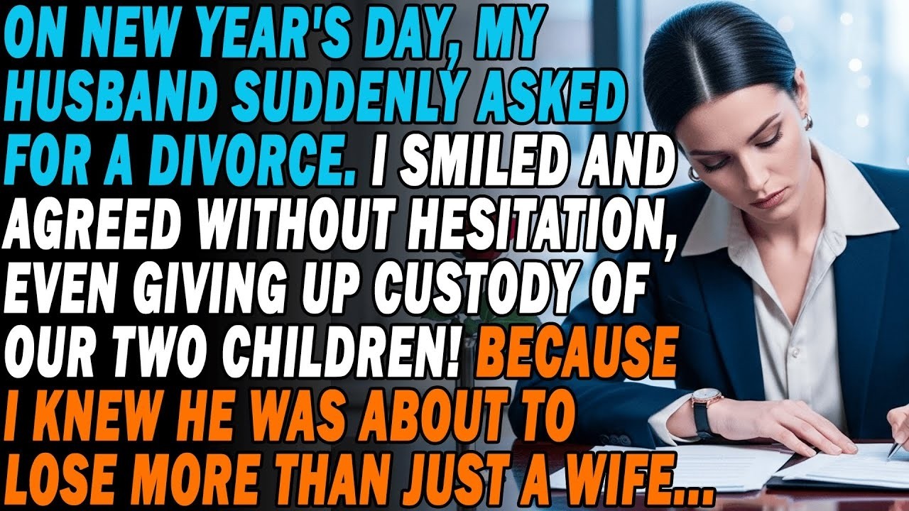 He Suddenly Wanted A Divorce On New Year's💔 I Smiled😏 Readily Agreed✅ And Gave Up Both Our Children👋