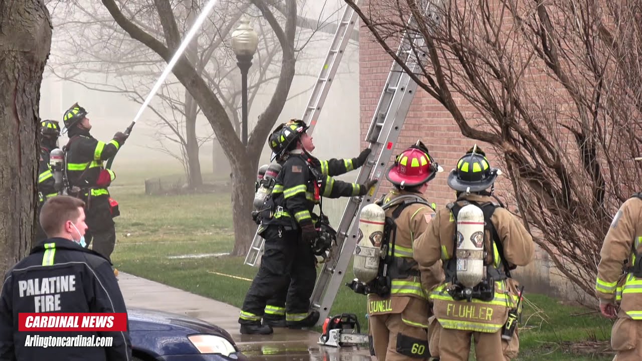 Condo Apartment Fire on Dundee Quarter in Palatine -- No Injuries