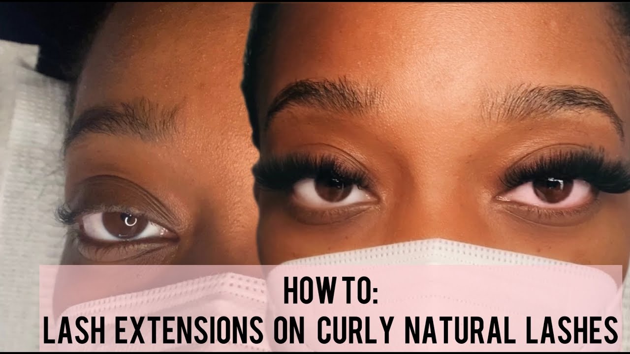 Volume lash Extensions on Curly Natural Lashes : Cat Eye Lash Map #Volumelashestutorial