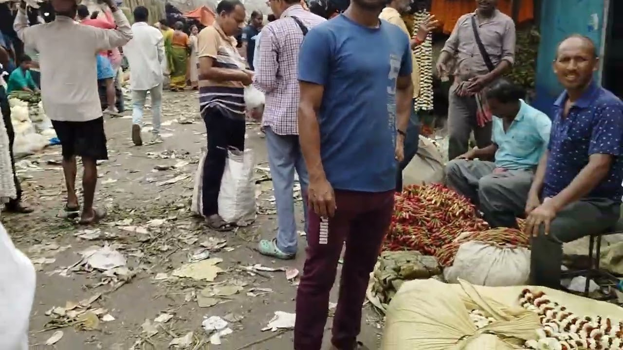 হাওড়া মল্লিক ঘাট ফুলের বাজার #vlogvideo  #রিতা বিশ্বাস ❤❤❤❤
