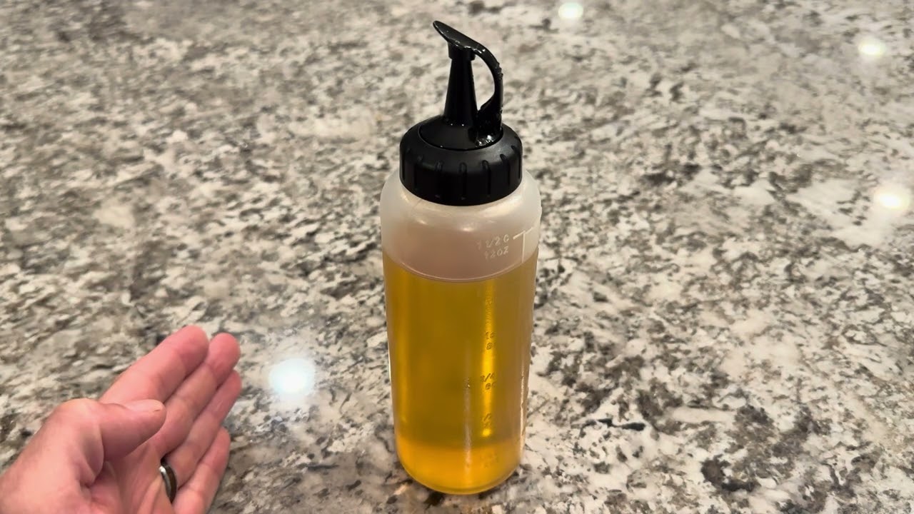 oxo oil bottle was a great find
