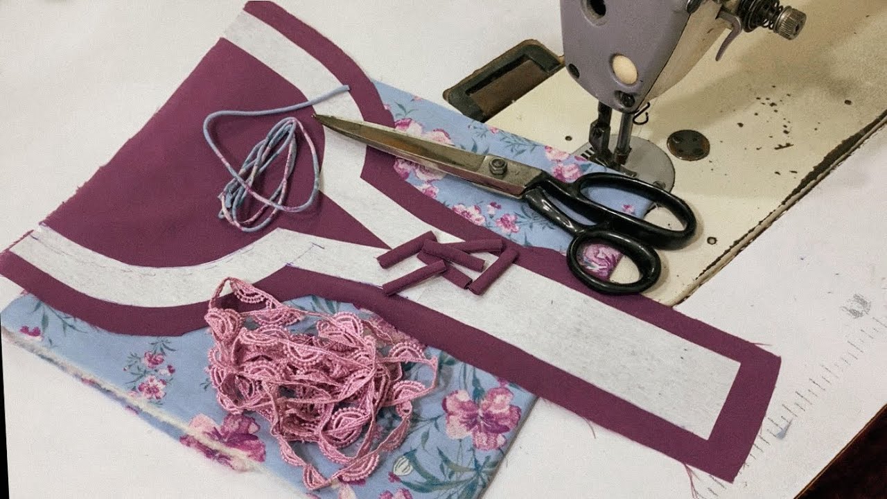 Lawn ki shirt per banaye Stylish Neck Design with handmade Tassels | The Latest Design