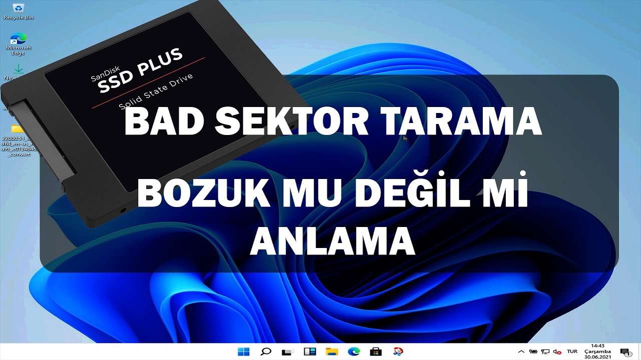 HDD SSD Bozuk mu Değil mi Test Etme (Açılan Ve Açılmayan Bilgisayarlarda)