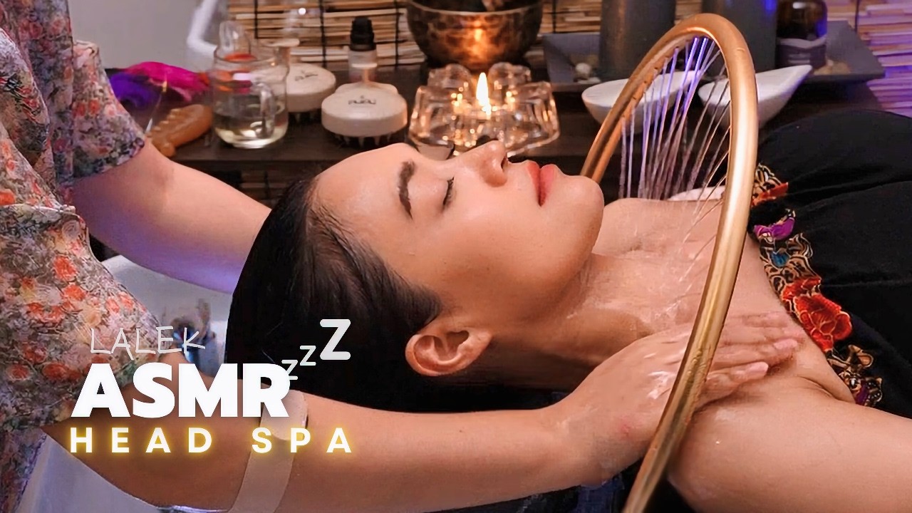 ASMR Head Spa 💆‍♀️Pure Relaxation on a Rainy Day