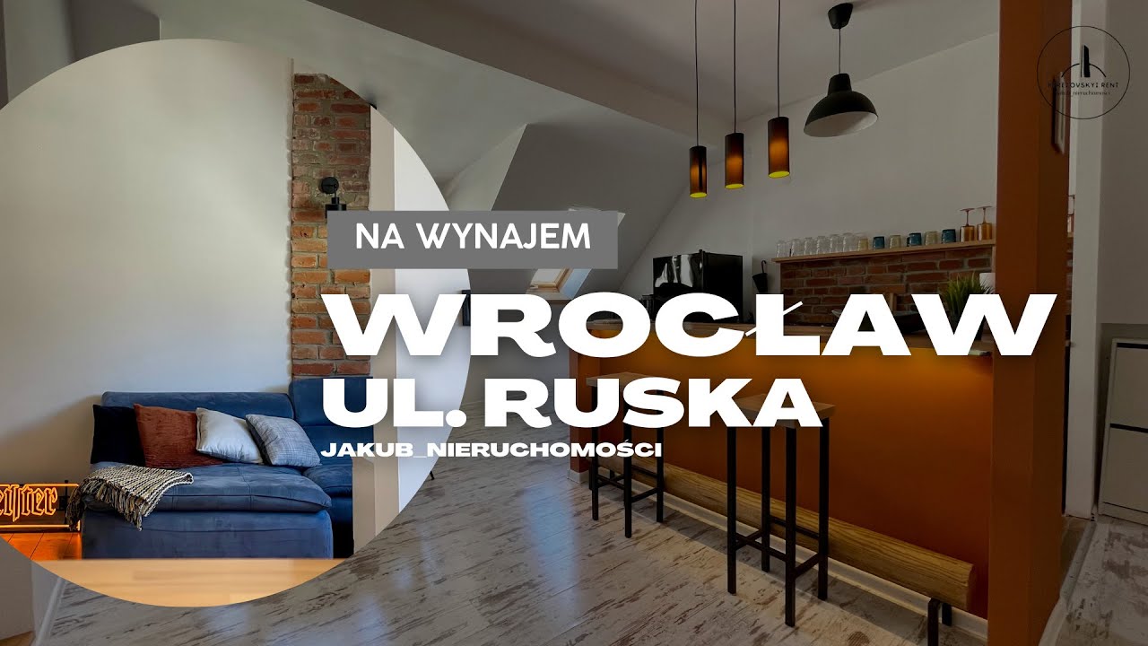 4-pokojowe mieszkanie 600m od Rynku  WROCŁAW / STARE MIASTO / RYNEK / UL.RUSKA