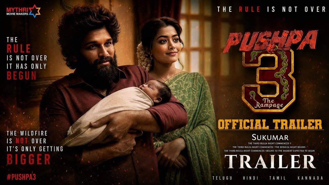 Pushpa 3 - Trailer | Allu Arjun | Sukumar | Rashmika | Fahadh F. | Concept Trailer 