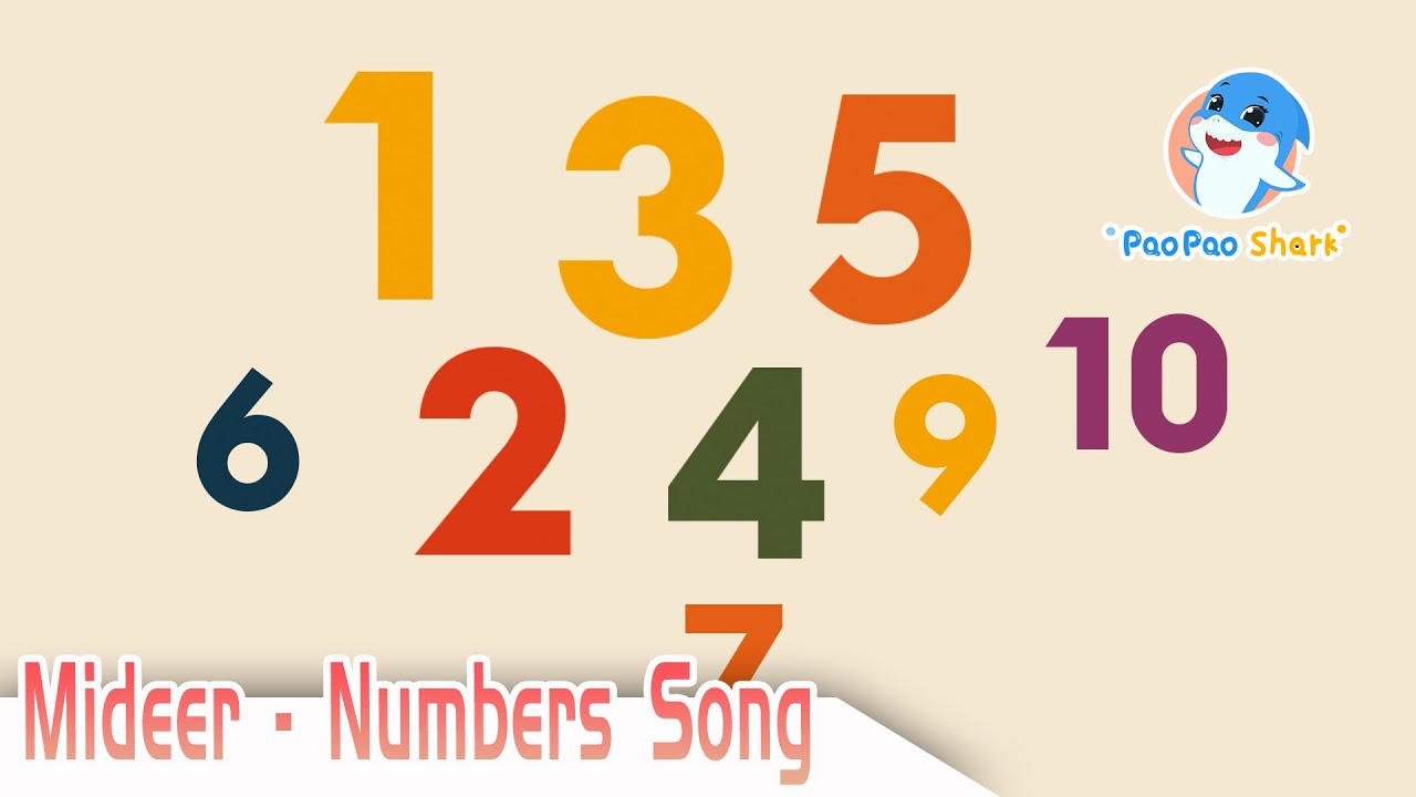 Let's Go Hiking Numbers Song | Paopao Shark Super Fun English Learning Videos x MiDeer Toys