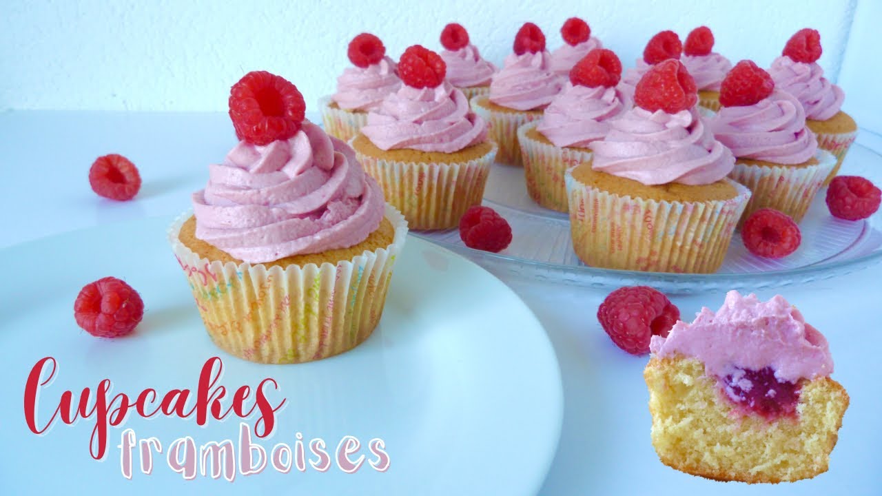 INÉDIT ! Cupcakes SURPRISES à la framboise - Léa cooking