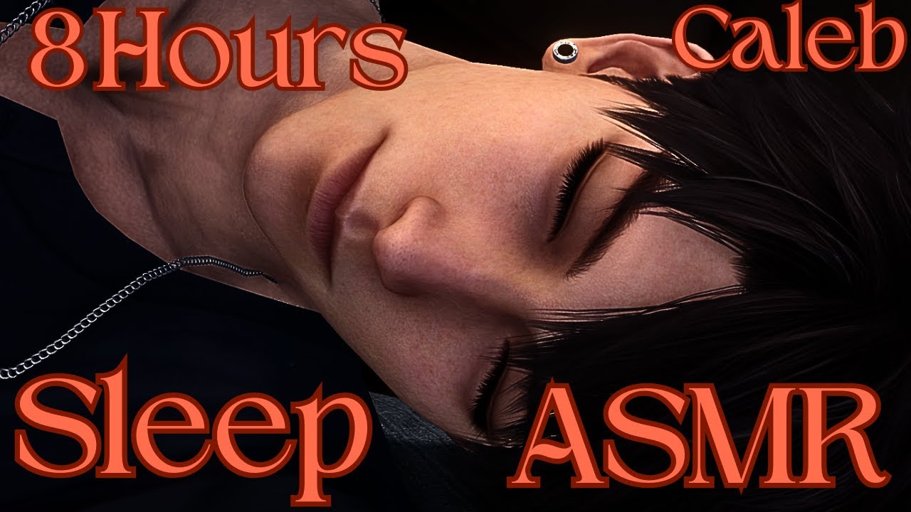 [8 HOURS] Sleeping with Caleb | Love and Deepspace ASMR | Breathing & Heartbeat Sounds & Rain