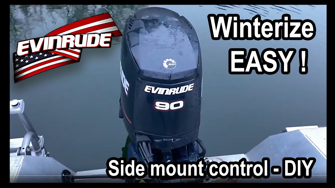 Инструкция по подготовке подвесного двигателя Evinrude E-TEC к зиме: ЛЕГКИЕ