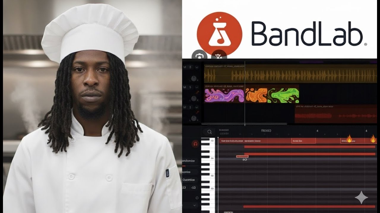 COOKING UP AN BANGER ON BANDLAB!!!!!