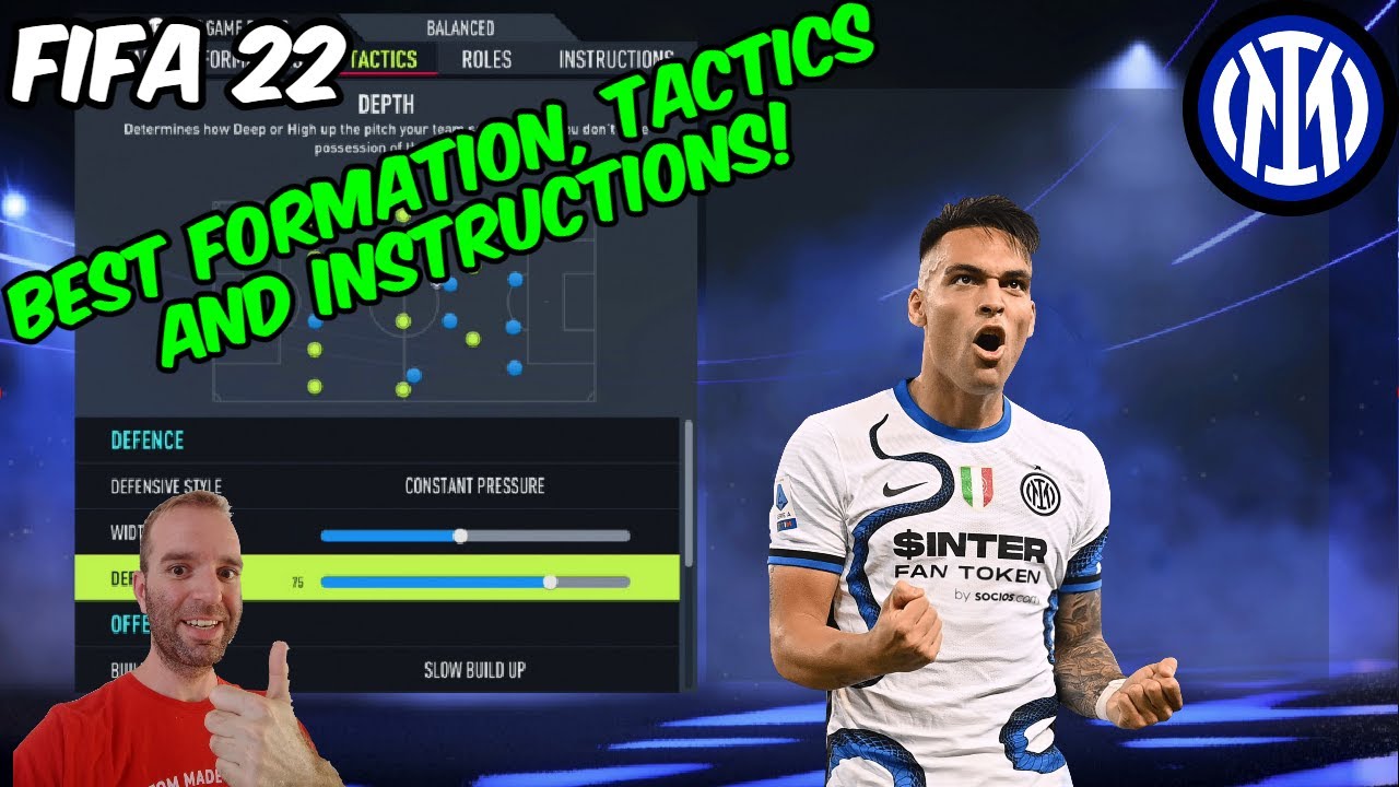 FIFA 22 - BEST INTER Formation, Tactics and Instructions