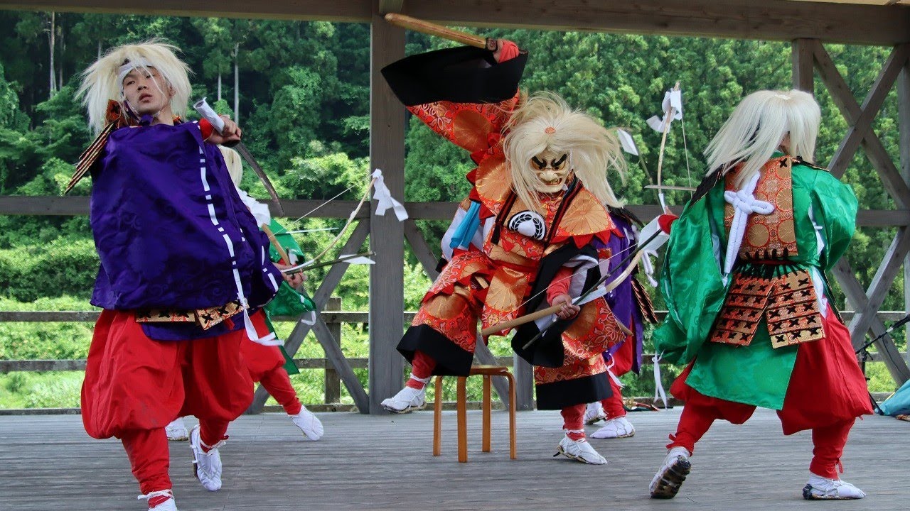 道の駅あさじ神楽大会　浅草犬山神楽保存会『神逐』