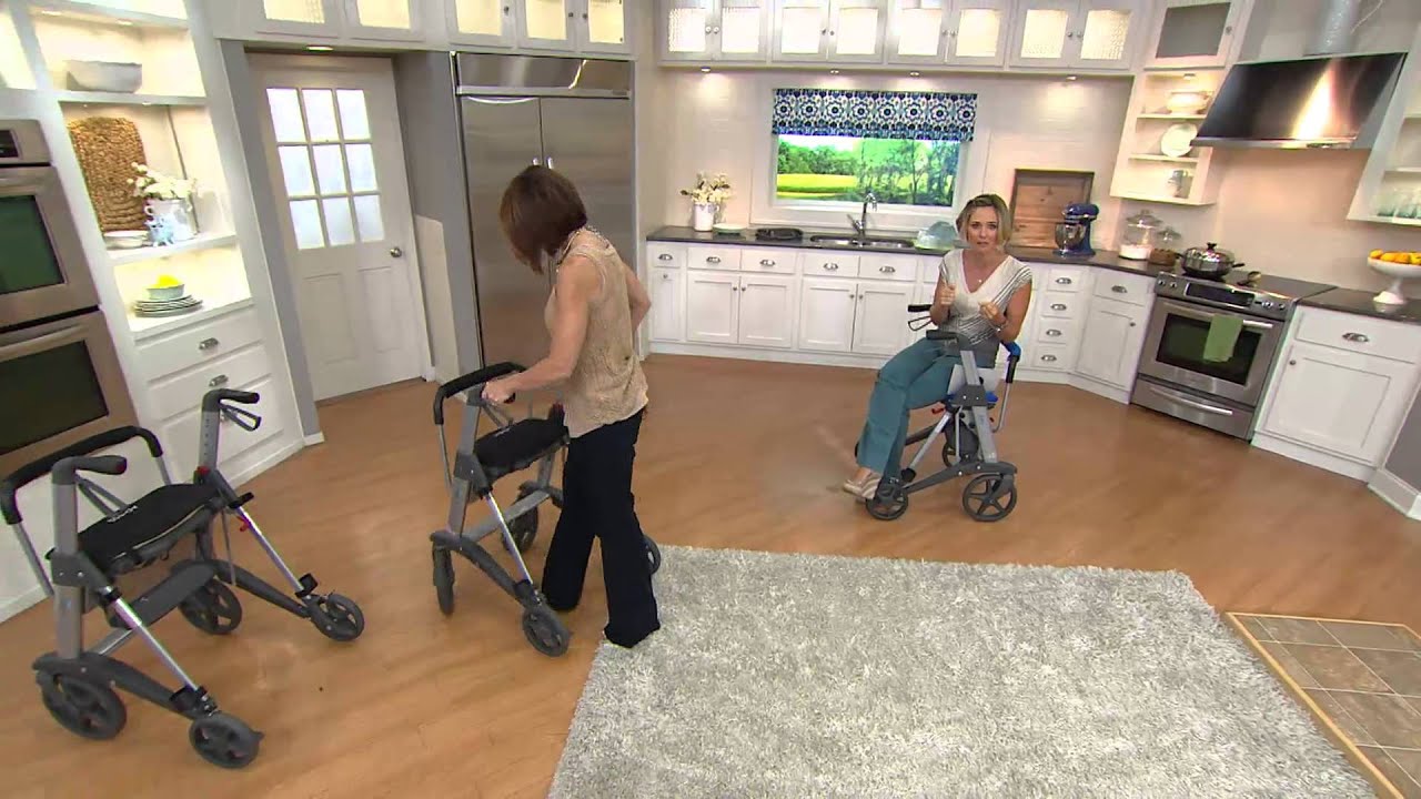 Active Design Rollator with Seat, Large Wheels & Hidden Cables with Kerstin Lindquist