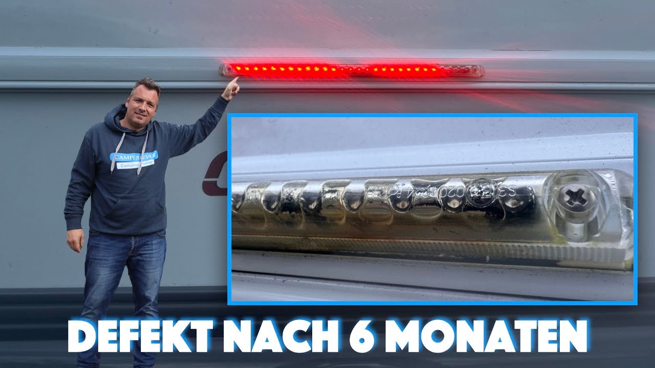 Austausch 3. Bremsleuchte am Wohnwagen - so einfach geht es❗️Das kann wirklich jeder selbst machen