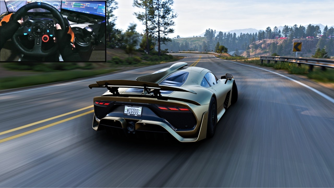 Mercedes AMG one - Forza Horizon 5 | Logitech G29 Steering Wheel