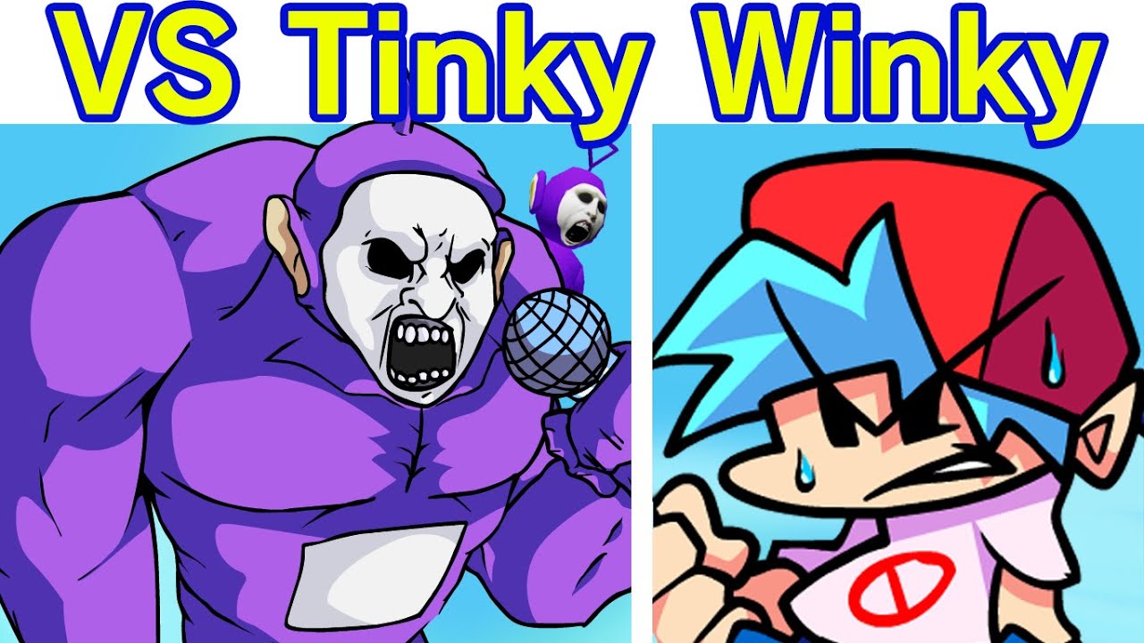 Friday Night Funkin' VS Tinky Winky FULL WEEK + Cutscenes (FNF Mod) (Slendytubbies) Scary Horror Mod