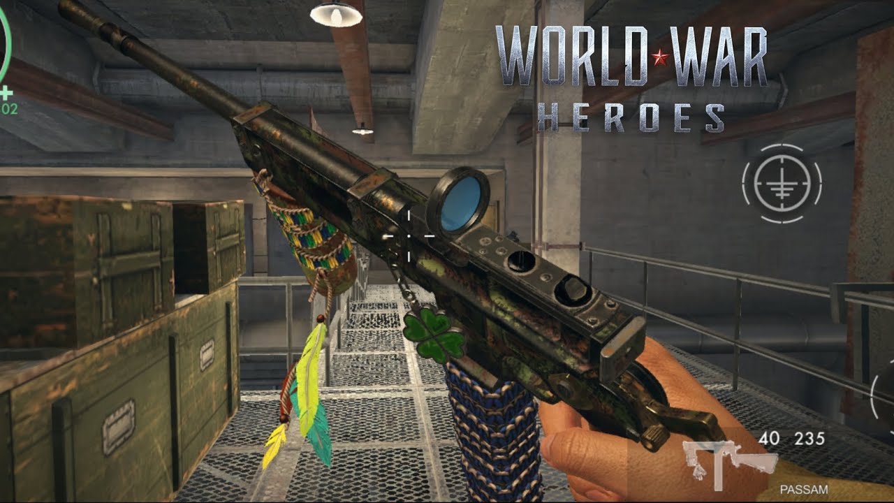 𝑷𝑨𝑺𝑺𝑨𝑴 Só que com os seu itens equipados 🔥🇧🇷 gameplay World War Heroes 🎯