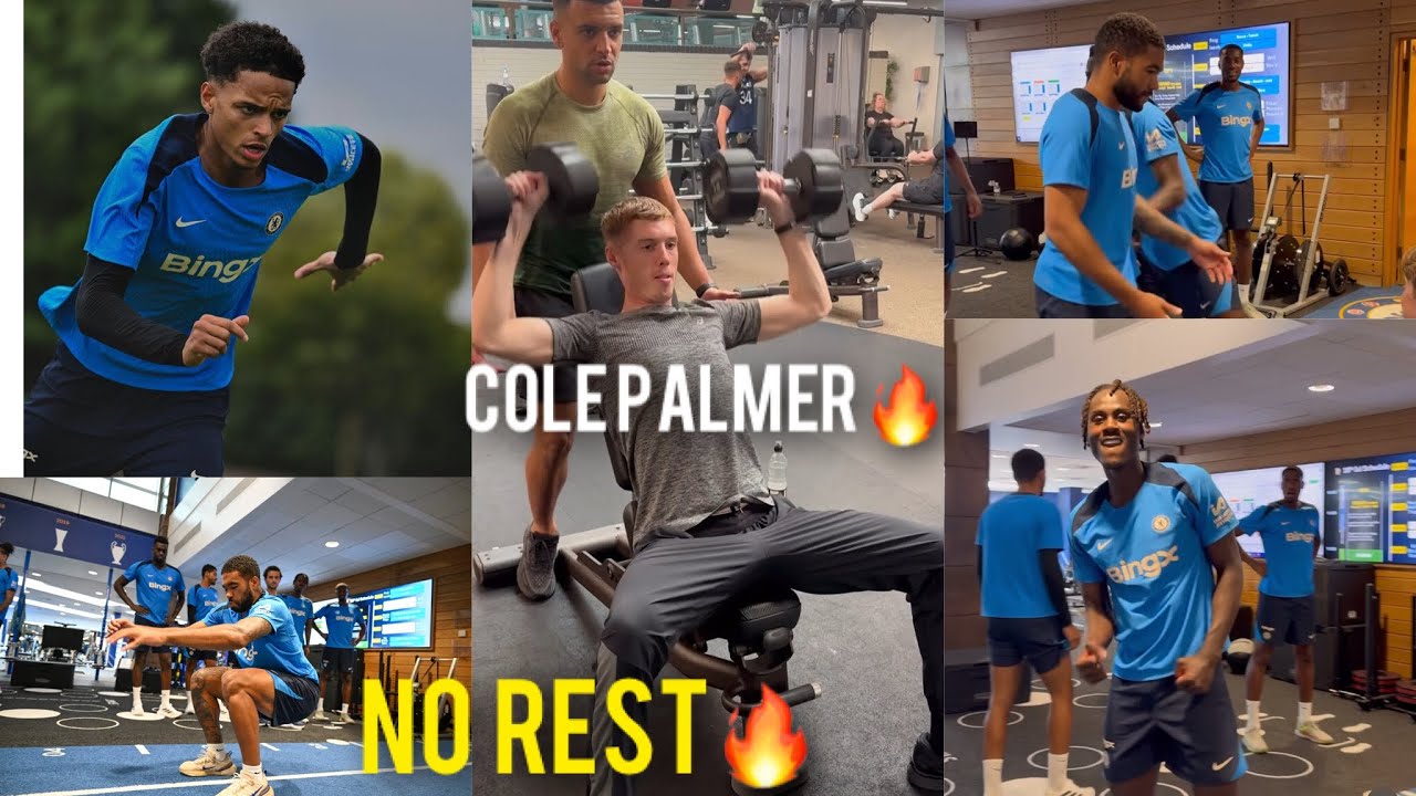 Crazy Scenes 🔥 Reece James Shocks Maresca, Cole Palmer at the Gym, Kelly and Renato first training
