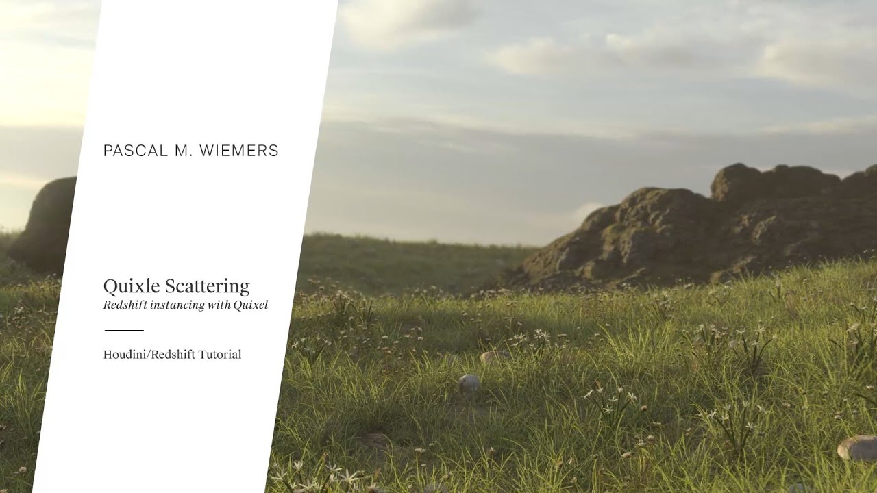 HOUDINI TUTORIAL: Scattering Quixel Assets and Render with Redshift Instancing