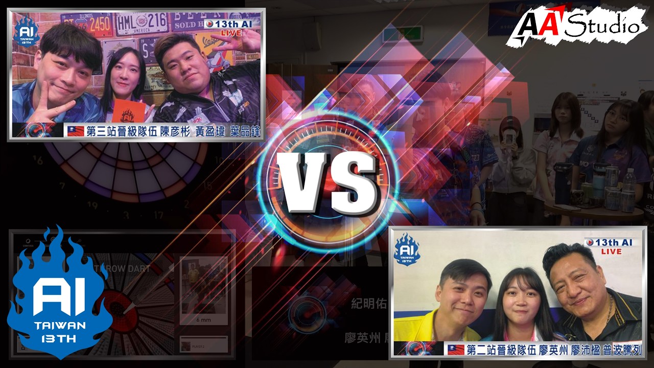 陳彥彬,黃盈瑋,葉品鋒 vs 廖英州,廖沛楹,普波騰列 (2026/2/8 13th AI台灣代表隊選拔賽決賽)