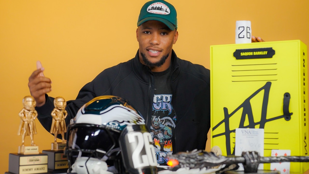 Saquon Barkley's Locker Room Essentials