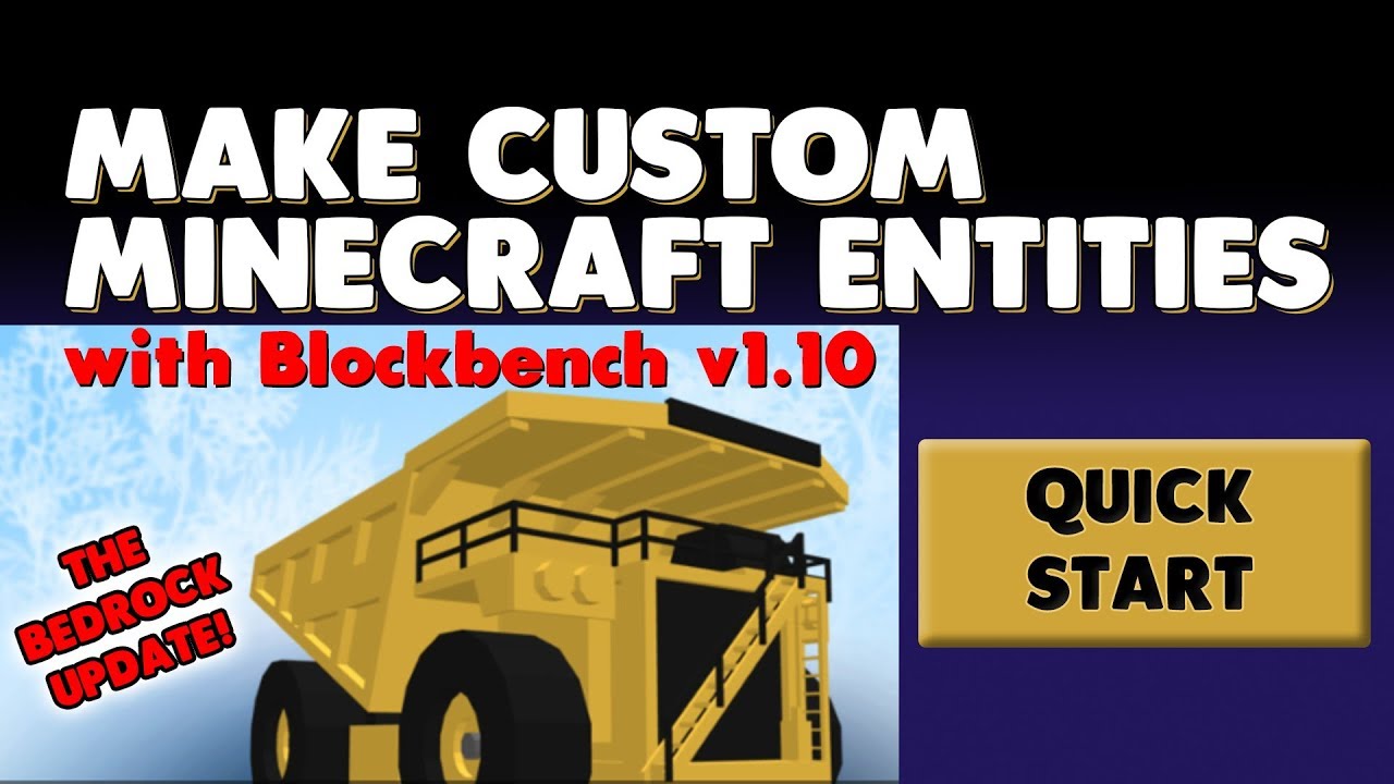 Quick Start - Custom Minecraft Entities with Blockbench 1.10