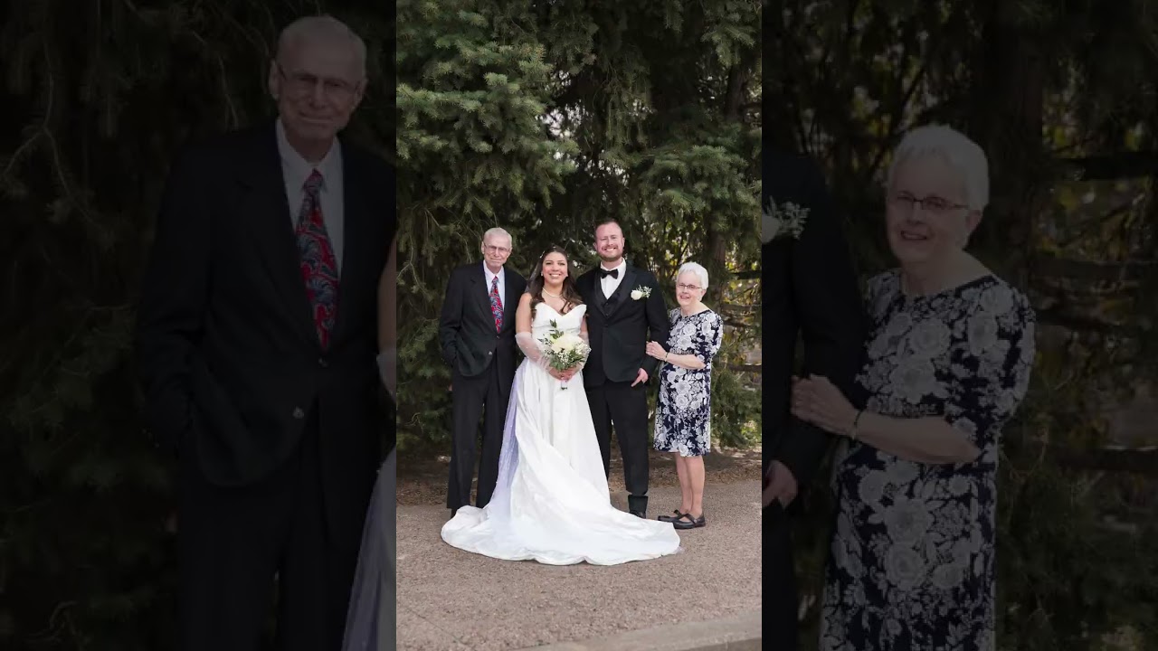 Family Wedding Photos at Denver Botanic Garden