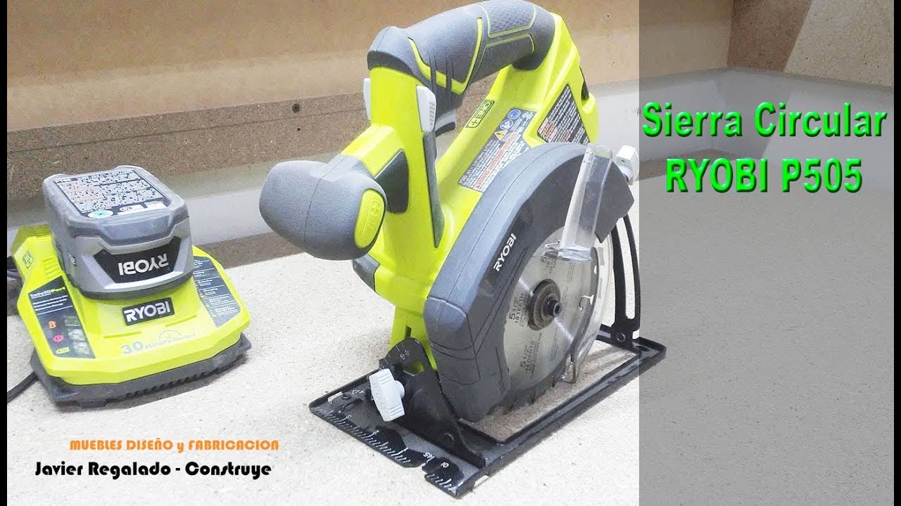 Sierra Circular Ryobi P505 / 18v 5 1/2