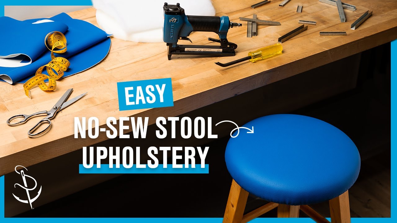 Upholster a Stool in 4 Easy Steps