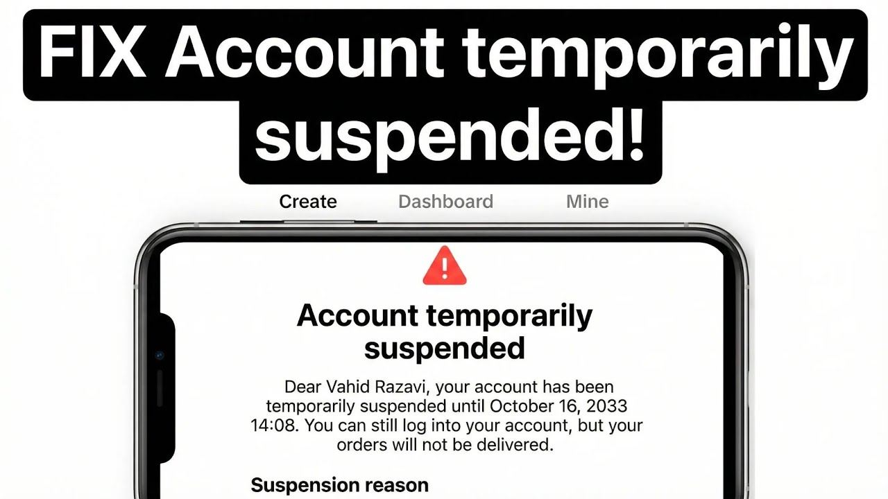 FIX TikTok Account Temporarily Suspended | Recover Suspended TikTok Account