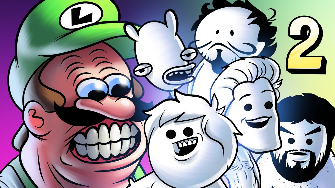 Oney Plays Luigi's Mansion WITH FRIENDS - EP 2 - Floppy Nose