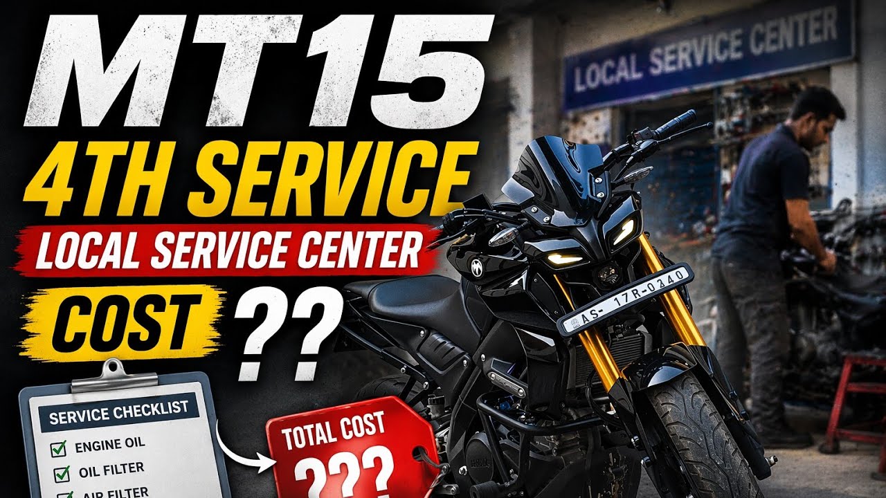Mt15 4th Service and cost 😲 low cost service Yamaha Dhubri | Assam | Mt vlogger as17