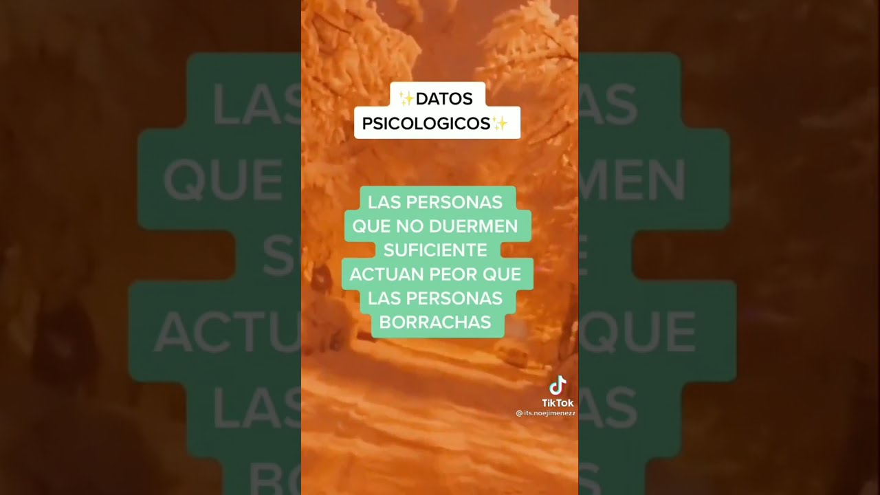 Datos Psicológicos de 🌊Tik Tok 🌊 #4