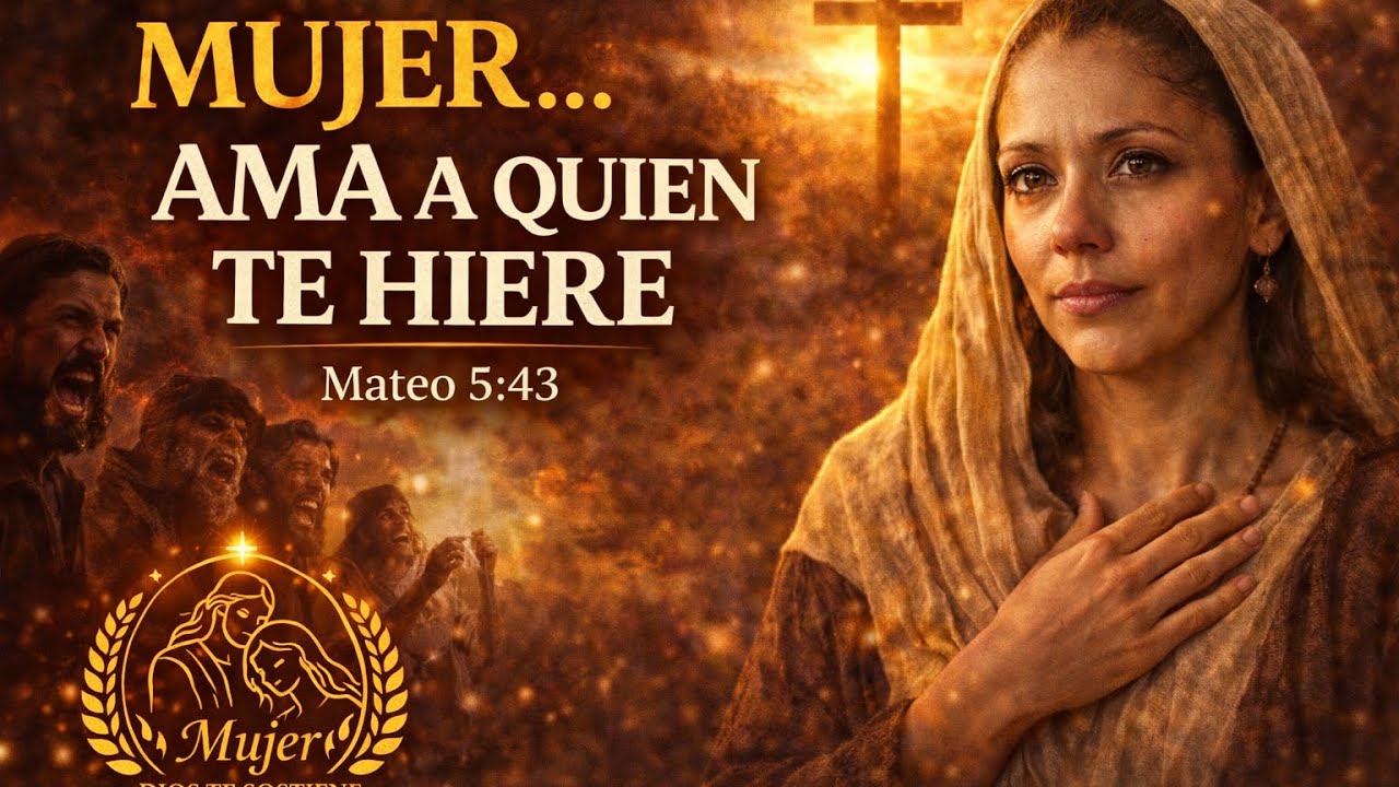 Mujer, amar cuando duele, también es fe. | Mateo 5, 43-48| Mujer … Dios te sostiene