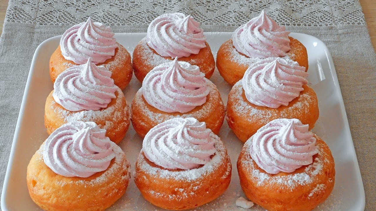 Smažené šišky s ovocnou penou ( čo do nich pridať, aby boli dlho mäkké ) / LiViera dessert /