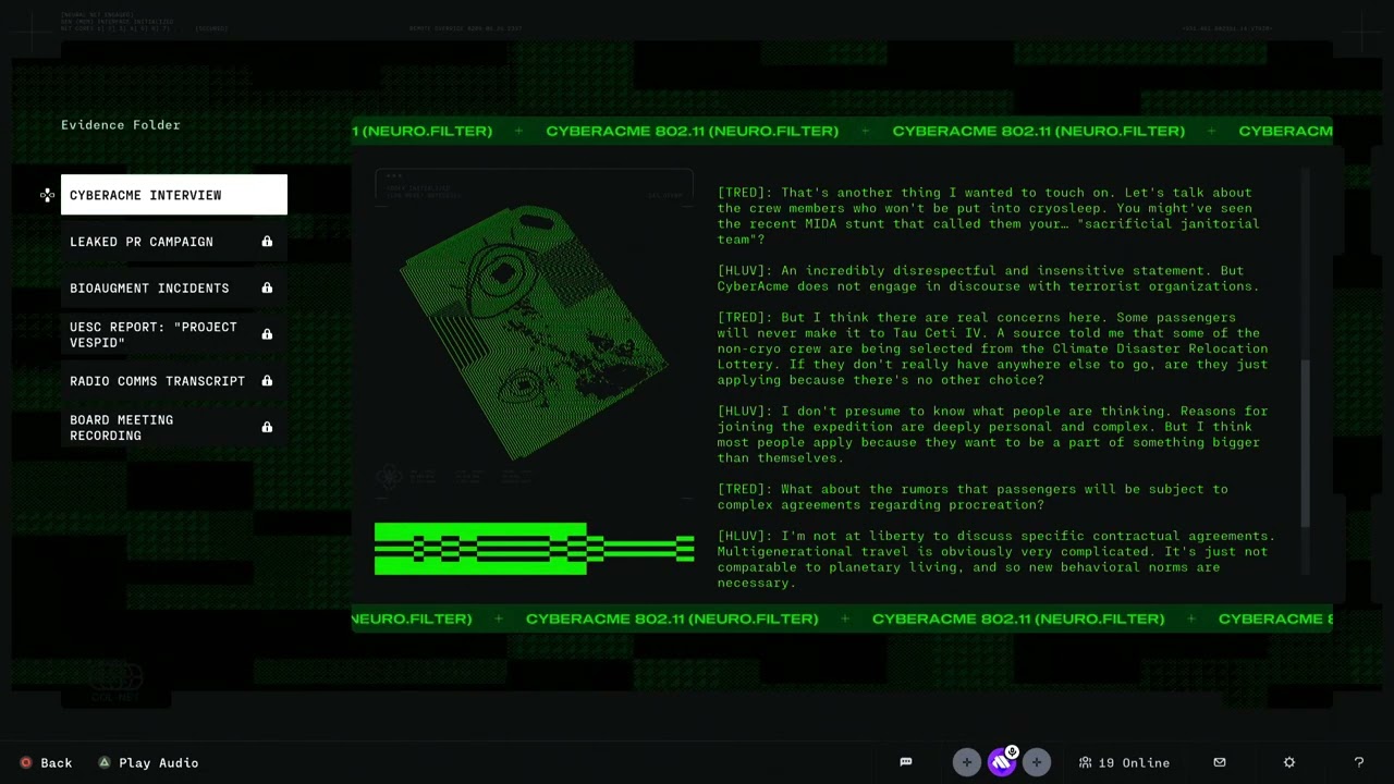 Marathon Ship CyberAcme interview 