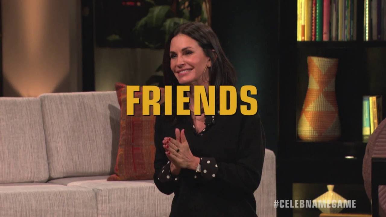 Bonus Round:  FRIENDS with Courteney Cox & Lisa Kudrow | Celebrity Name Game