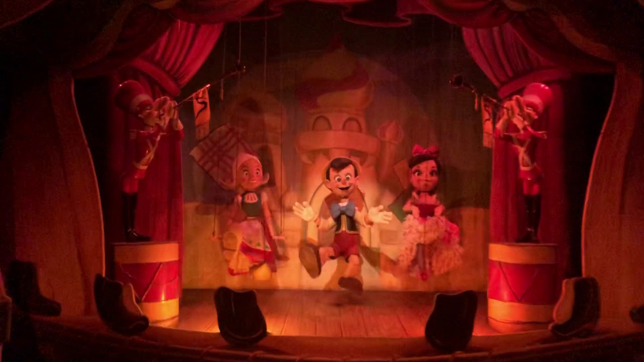 ASMR ride with me Pinocchio‘s daring journey at Disneyland