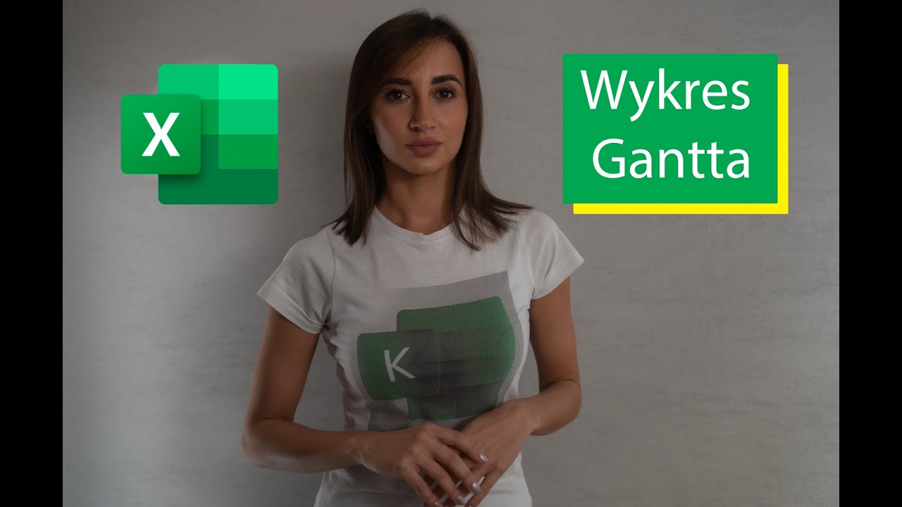 Plan projektu na wykresie Gantta - Excel