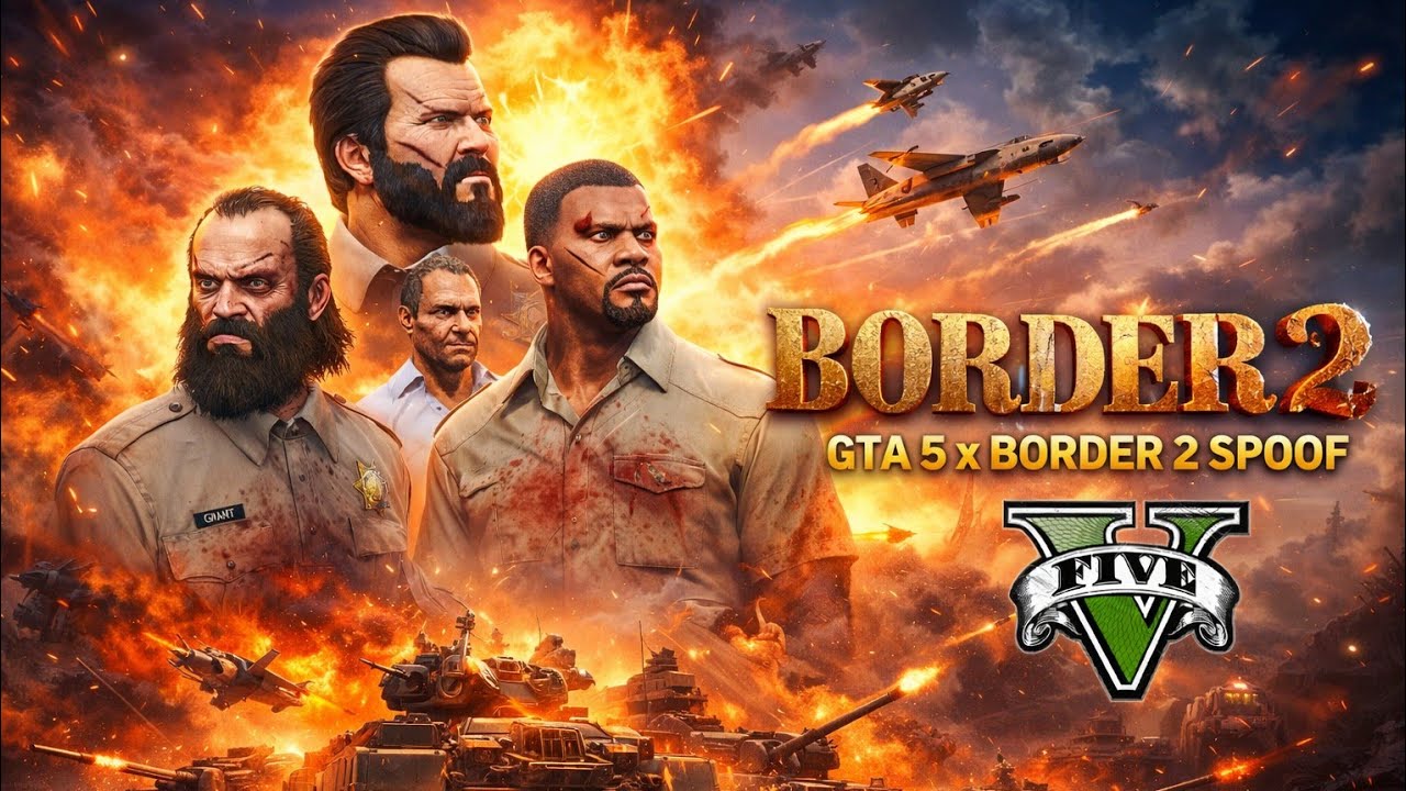 BORDER 2 X GTA 5 TRAILER Spoof || Sunny Deol || Xelrant 