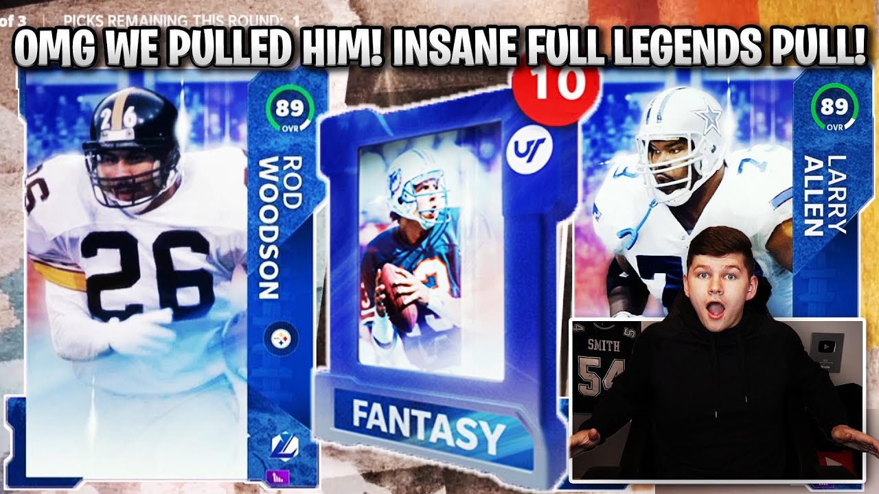 OMG MY BEST PULL EVER! INSANE FULL LEGEND PULL! LEGENDS WOODSON, ALLEN, AND ANDERSON! | MADDEN 21