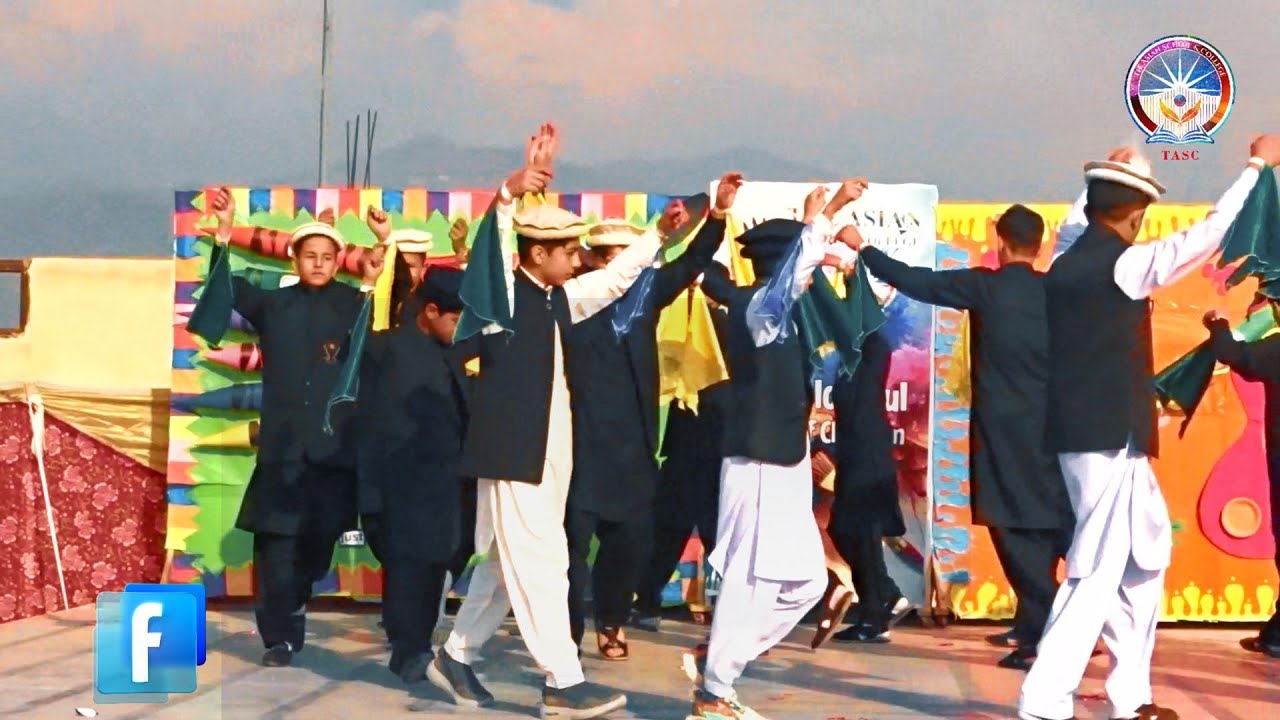 Pashto Attan Performed by Grade 6 and 7  | The Colourful World of Children | TASC