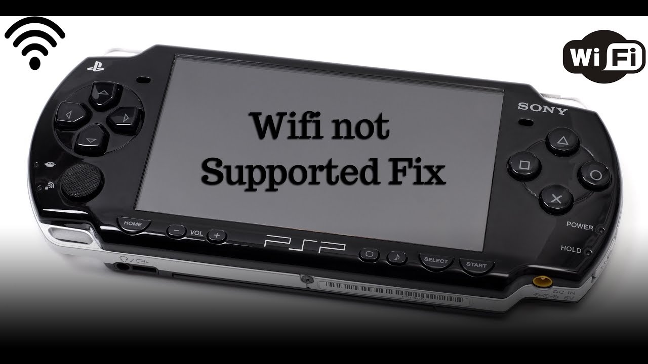 Sony PSP error "Wifi not Supported" easy error fix