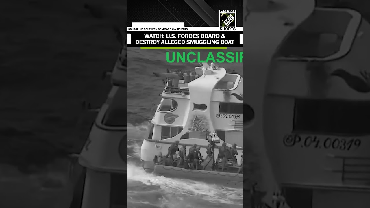 WATCH: U.S. forces board & destroy alleged smuggling boat in Pacific, CENTCOM drops chilling video