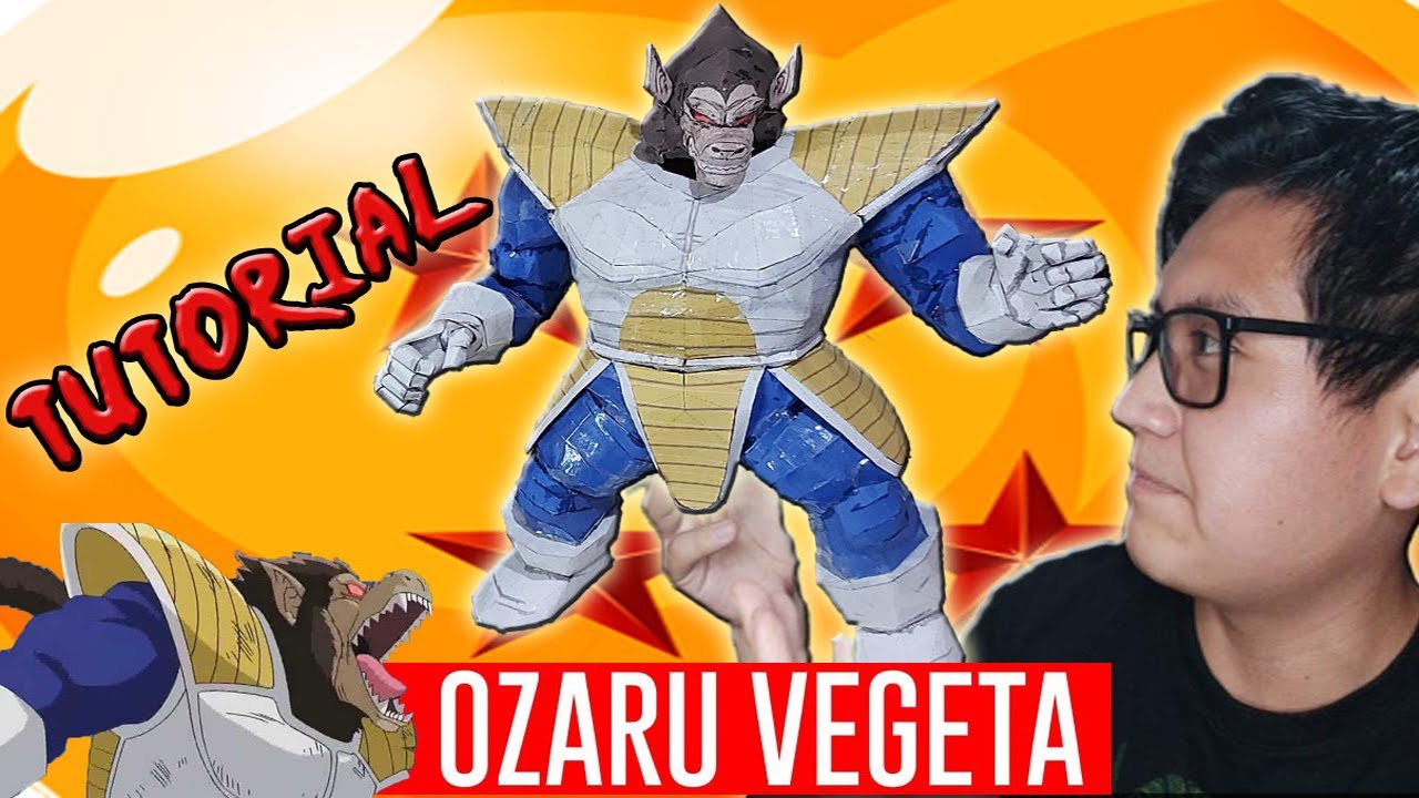 Hazlo tú mismo: Cómo hacer la transformación de Ozaru Vegeta con cartón