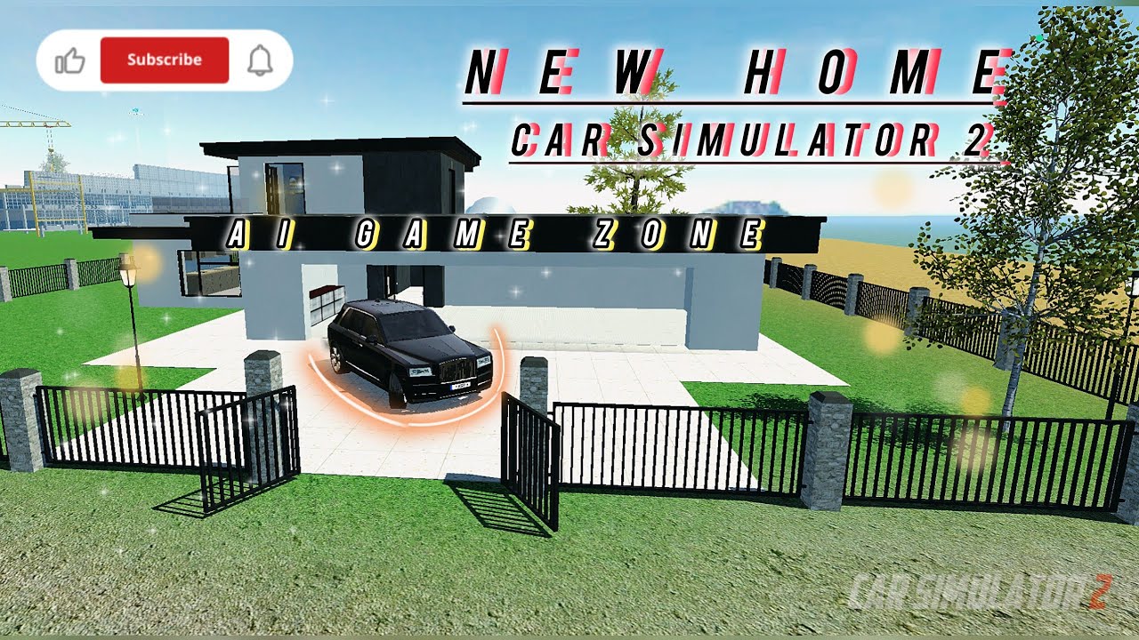 Car simulator 2 day 9 home visit 🤯 New Home and Vila 🏡 #carsimulator2 #video #youtube #home 