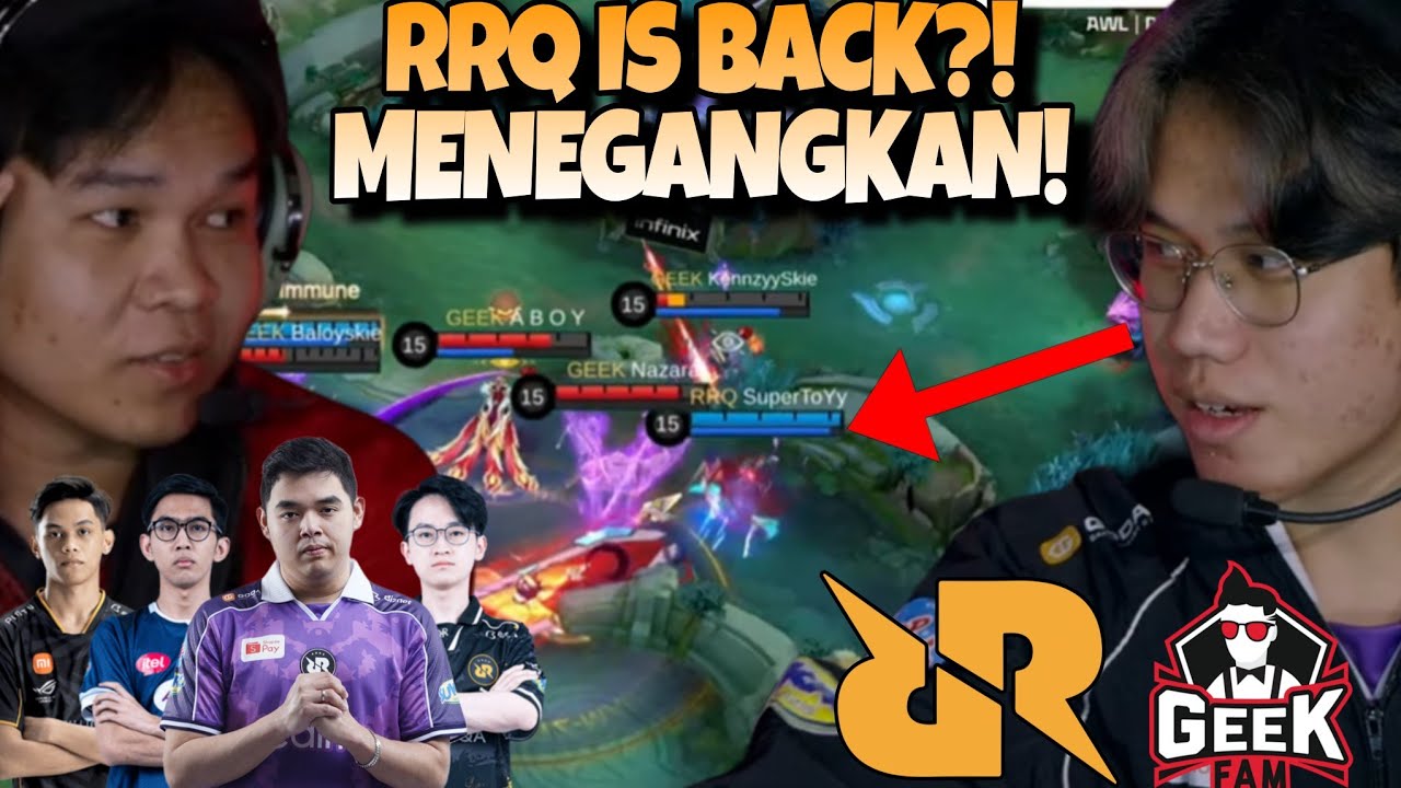 MOKSOV SUPERTOYY MENGGILAA !! GAME MENEGANGKAN GINI !! RRQ VS GEEK MATCH 1 - MPL S17