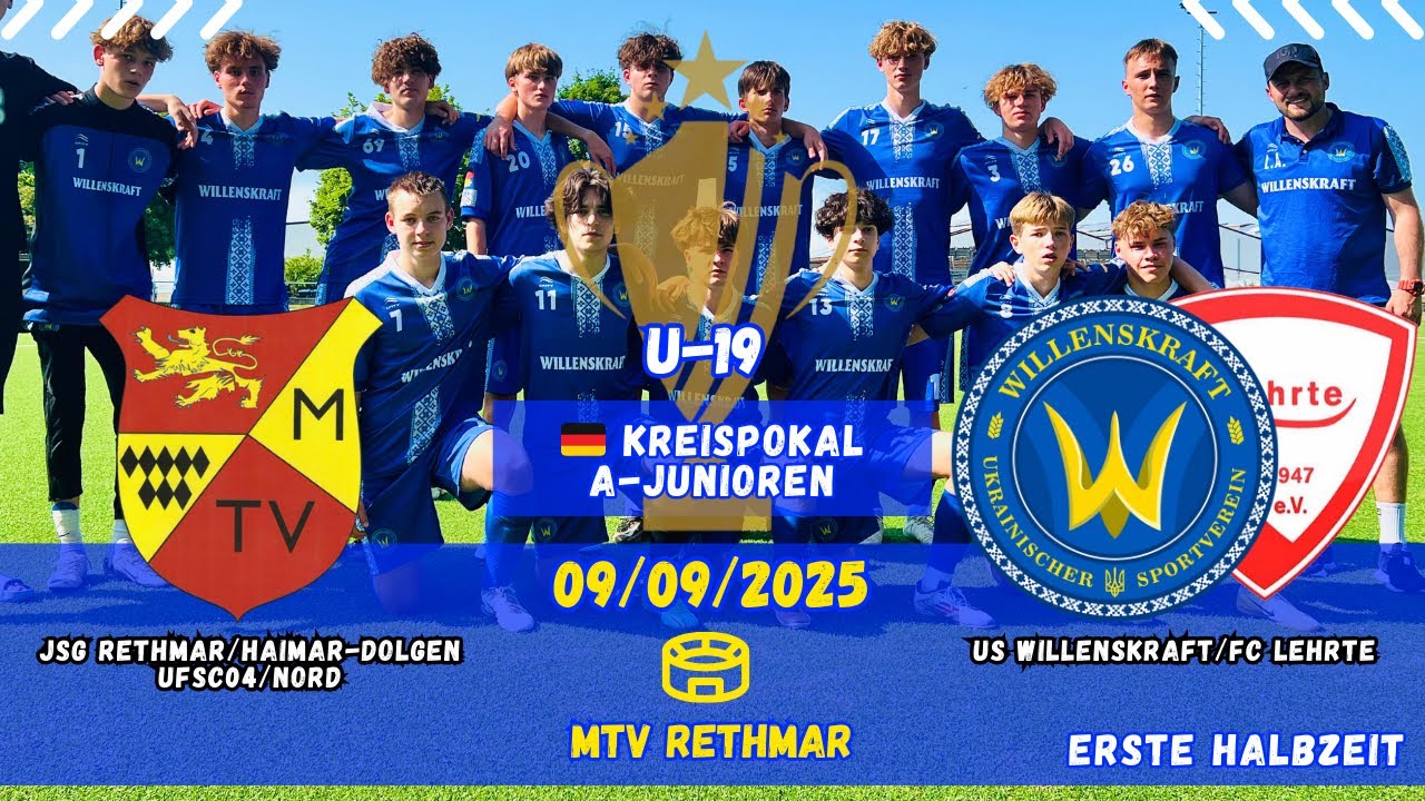 🇩🇪🏆⚽️ JSG RETHMAR/HAIMAR-DOLGENUS ⚔️⚽️US WILLENSKRAFT/FC LEHRTE (ERSTE HALBZEIT)
